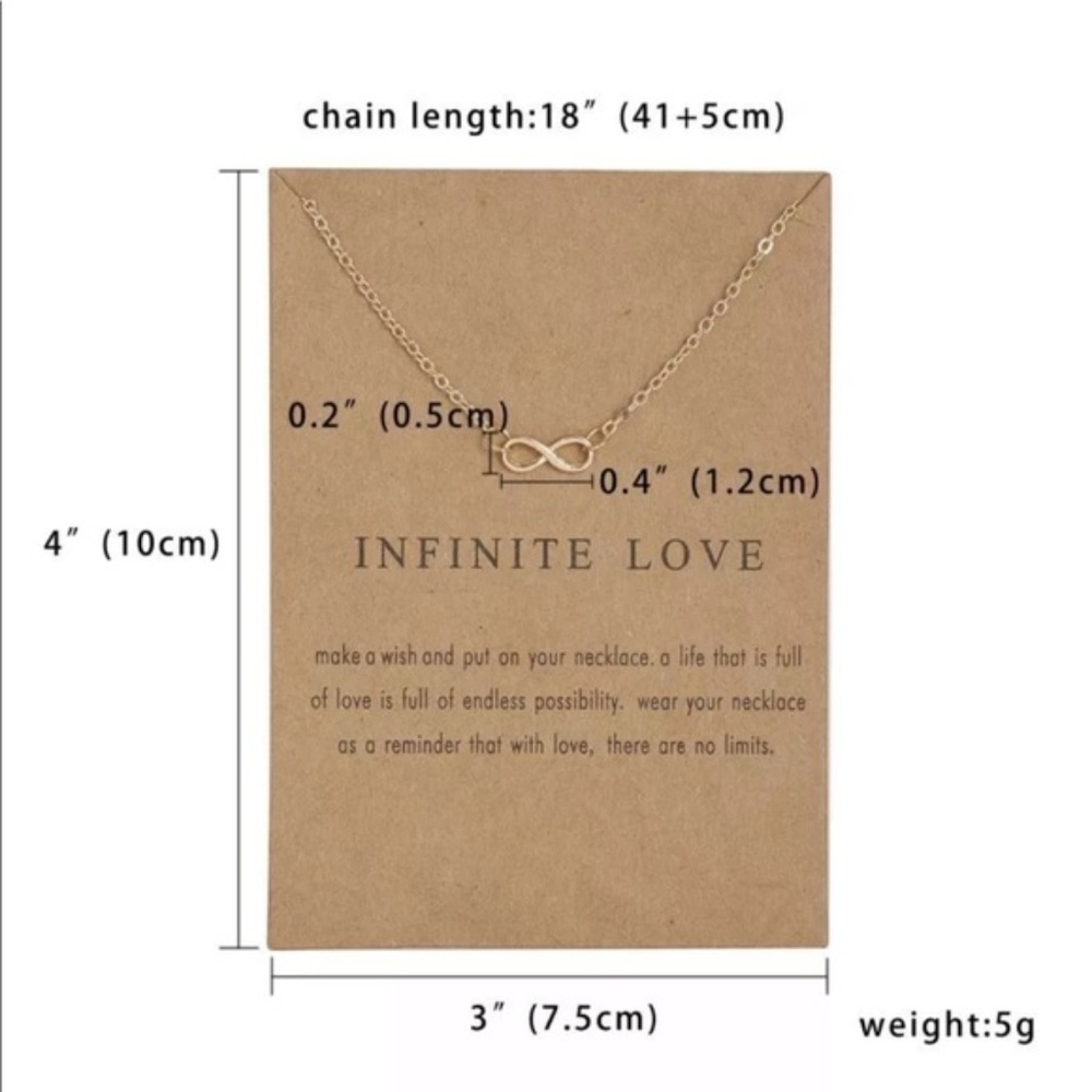 Make A Wish Necklace Infinite Love